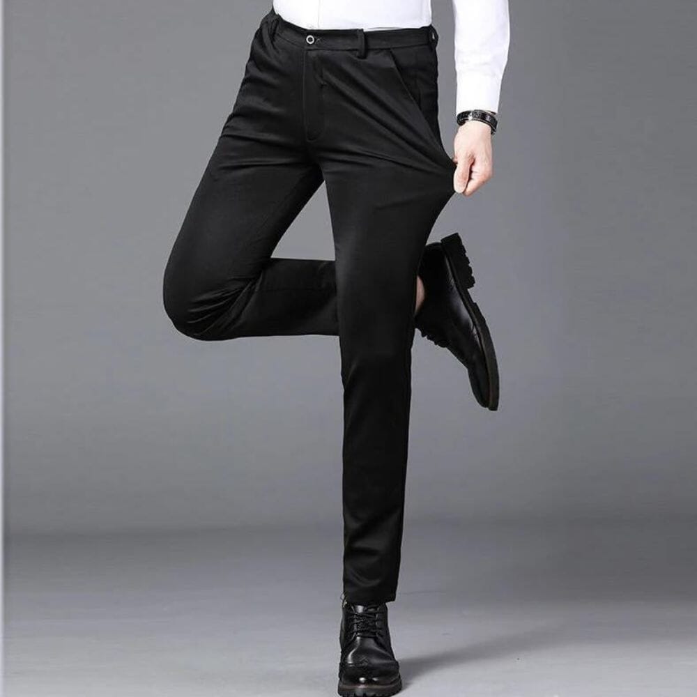 Calça Social Masculina Ultra-Stretch - Tecnologia Anti Amassado
