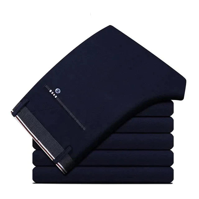 Calça Social Masculina Ultra-Stretch - Tecnologia Anti Amassado